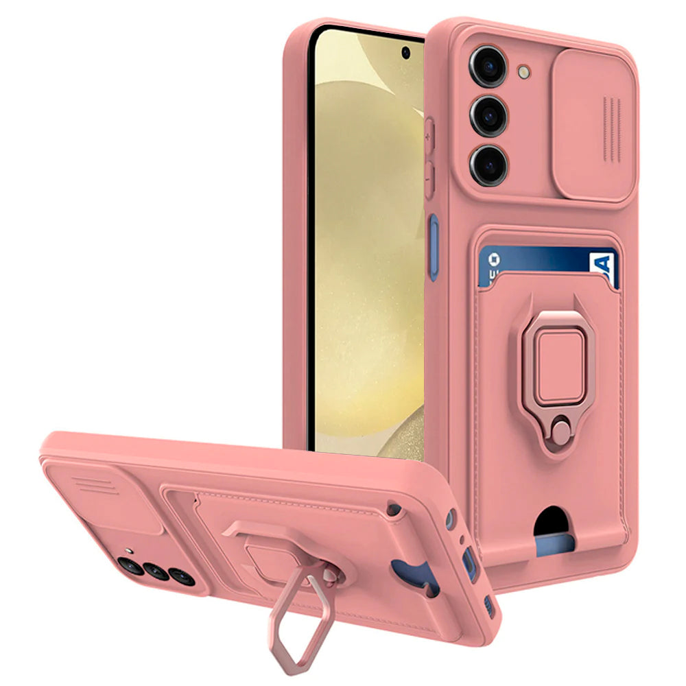 Card Tough Ring Case Case for Samsung Galaxy S24 Plus