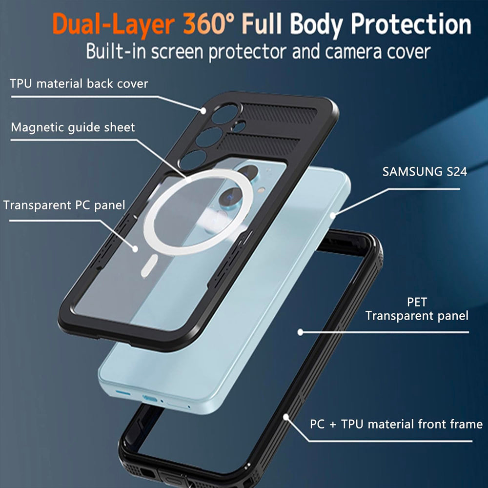 Redpepper Waterproof Magsafe case for Samsung Galaxy S24