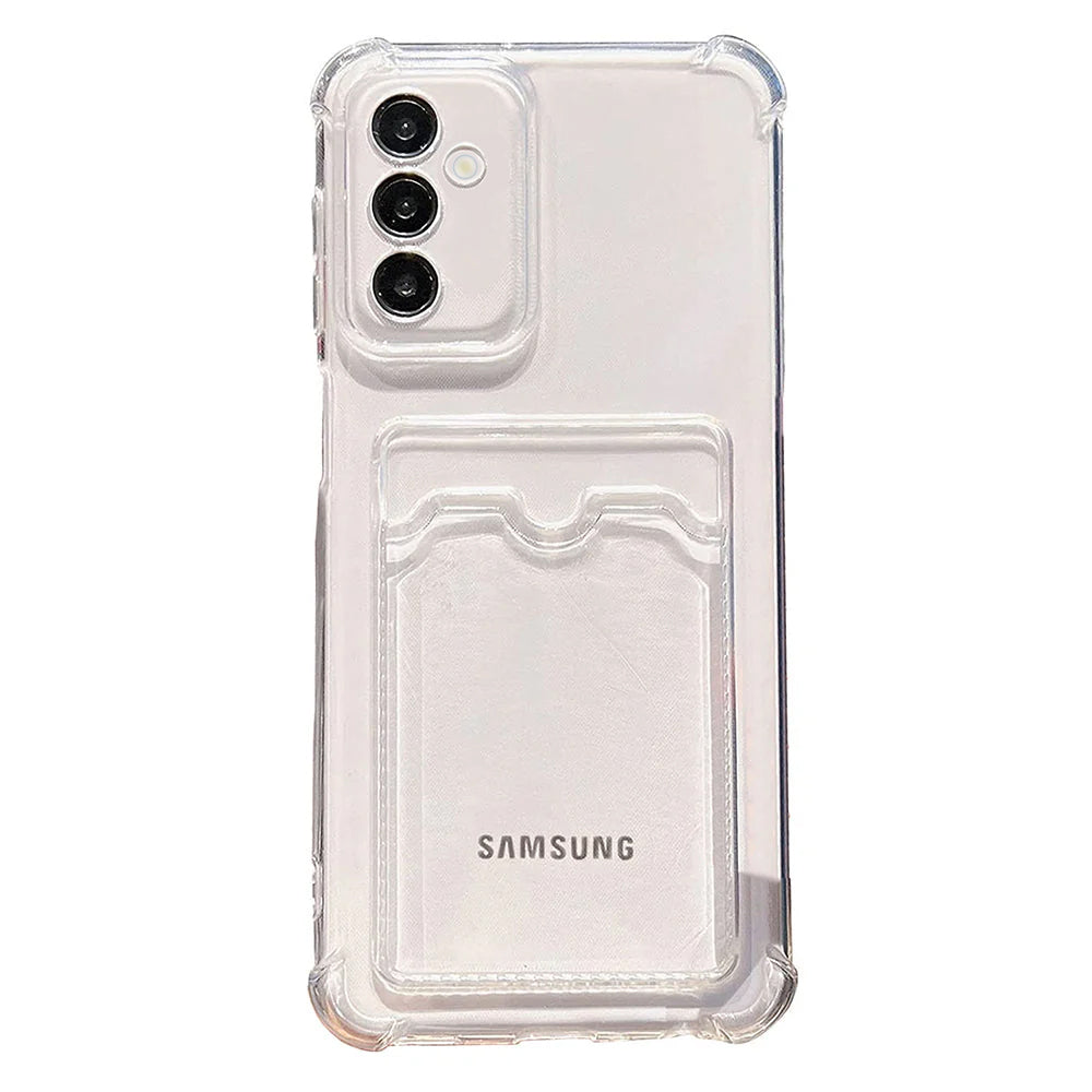 Clear Card Wallet Case for Samsung Galaxy A17 4G