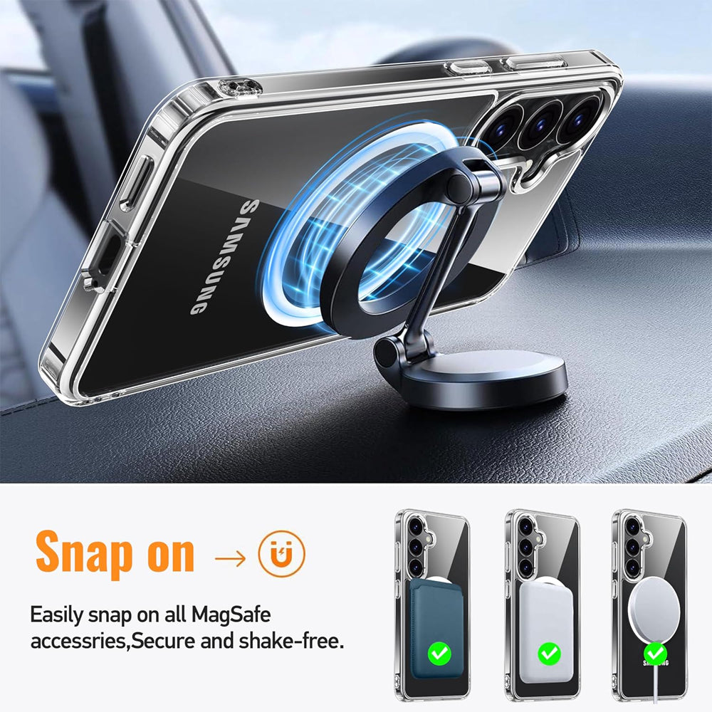 Clear Thin Magsafe Compatible Case for Samsung Galaxy S25