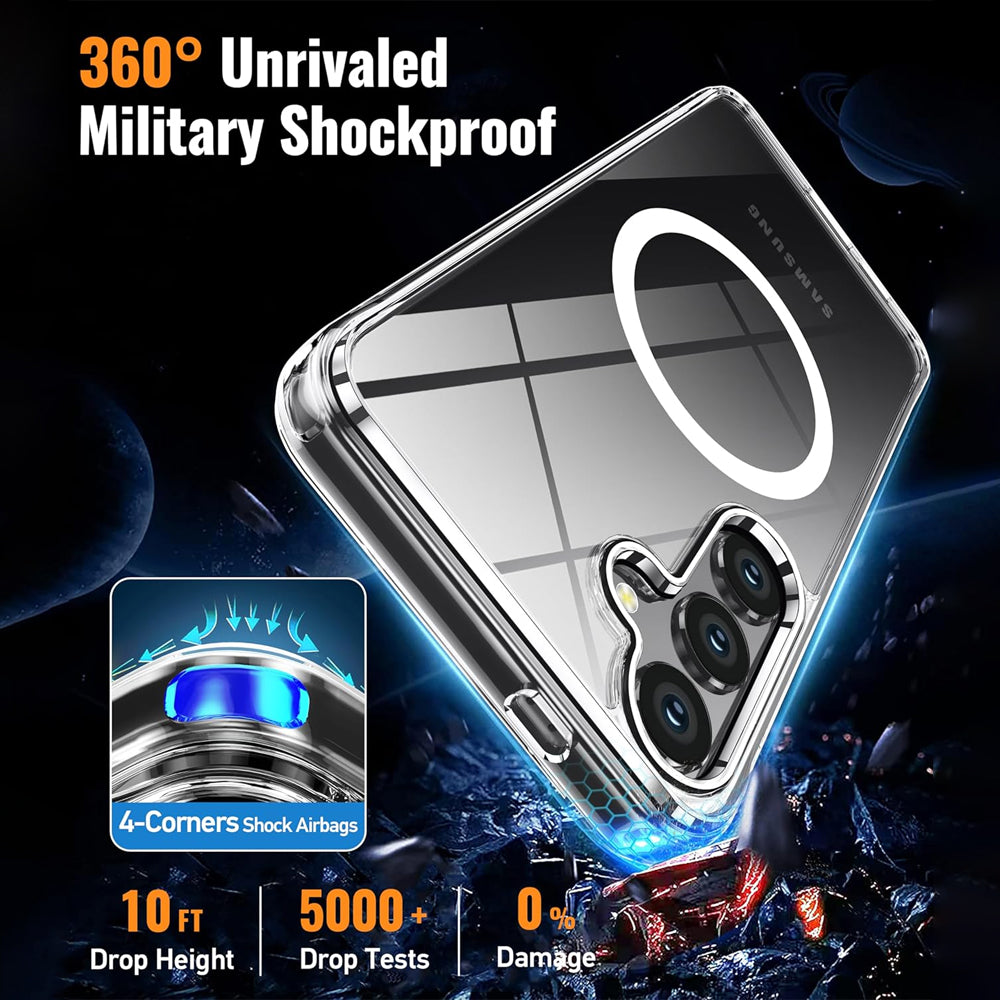 Clear Thin Magsafe Compatible Case for Samsung Galaxy S25