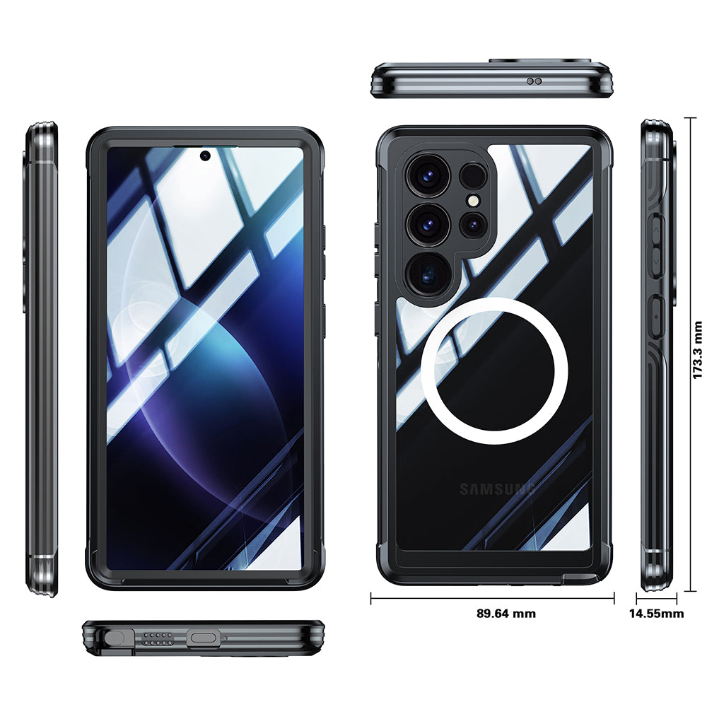 Heavy Duty 360 Protection Case for Samsung Galaxy S25 Ultra