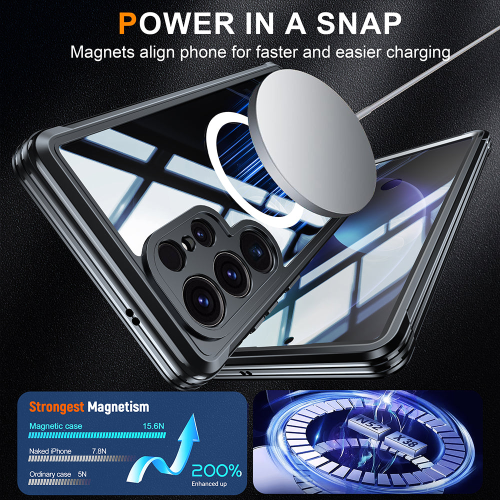 Heavy Duty 360 Protection Case for Samsung Galaxy S25 Ultra