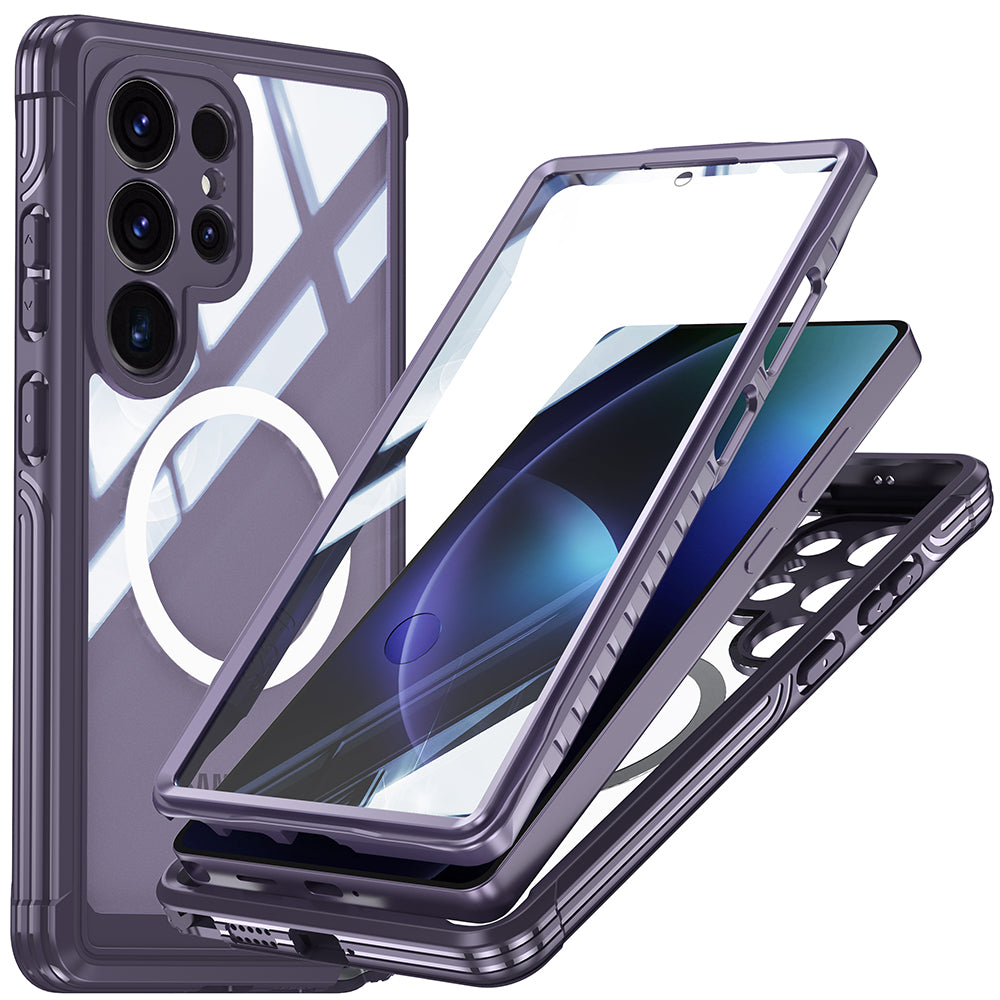 Heavy Duty 360 Protection Case for Samsung Galaxy S25 Ultra