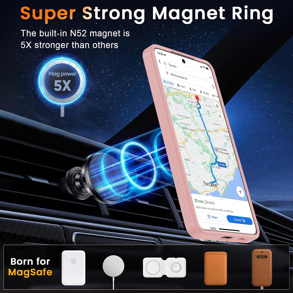 Matte Magsafe Compatible Case for Samsung Galaxy S26