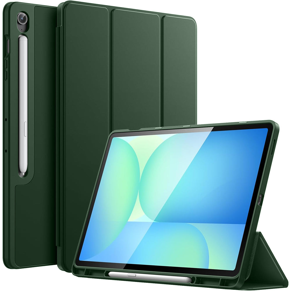 Slim Flip Case With Pen Holder Cover for Samsung Galaxy Tab S10 FE Plus