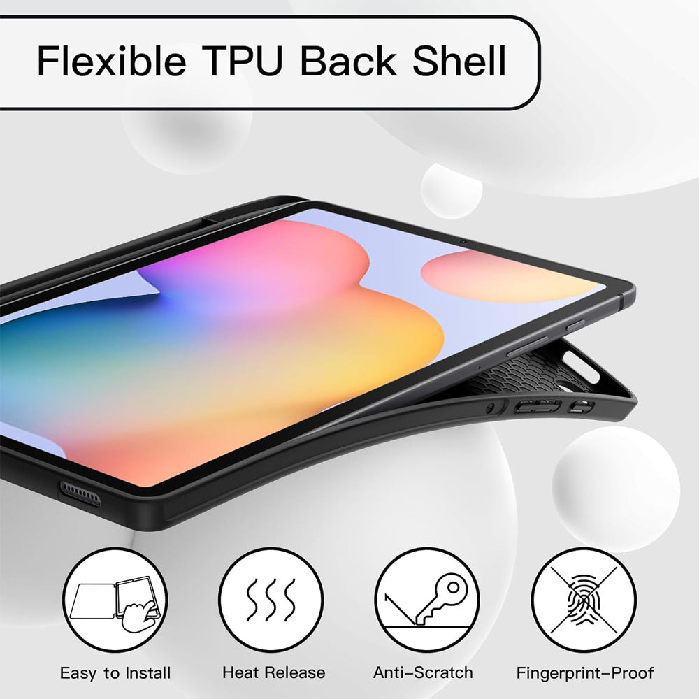 Slim Flip Case Cover for Samsung Galaxy Tab S6 Lite 10.4" 2022 with S Pen Holder