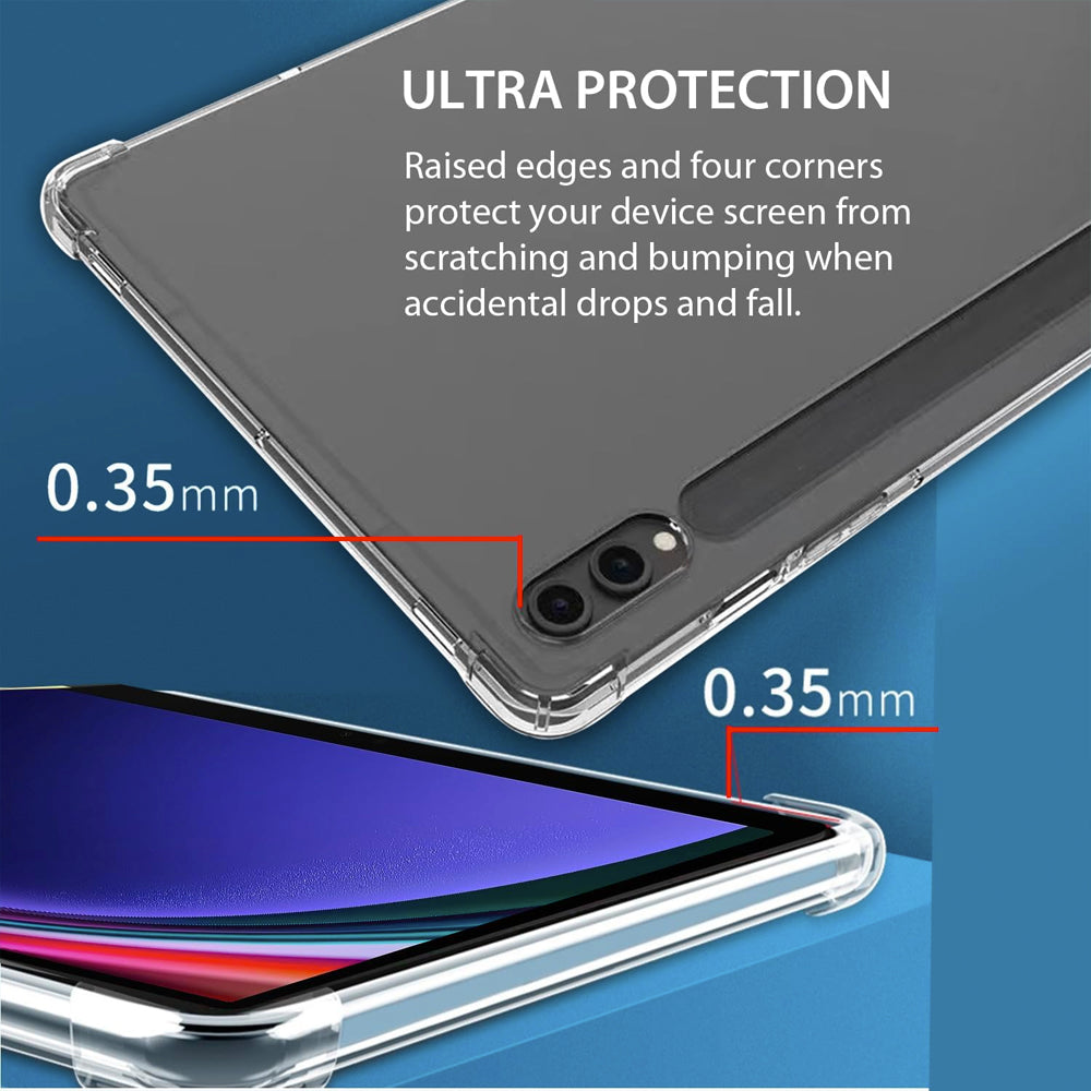 Clear Bumper Case for Samsung Galaxy Tab S10 Plus