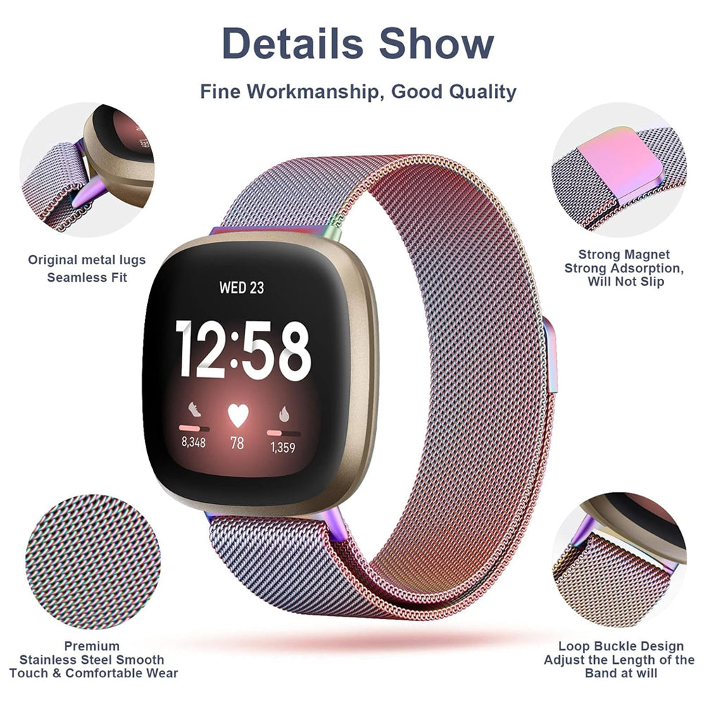 Milanese Strap for Fitbit Versa 4