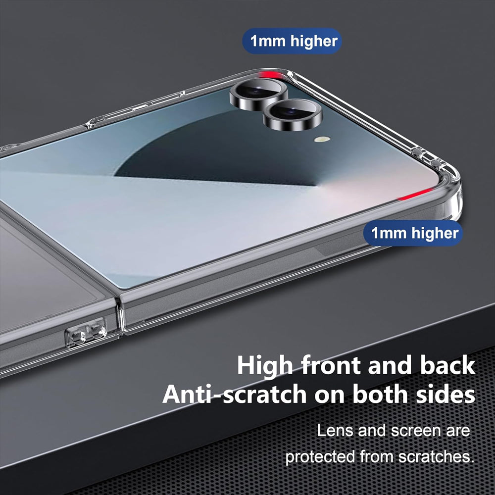 Clear Thin PC Protection Case for Samsung Galaxy Z Flip 7