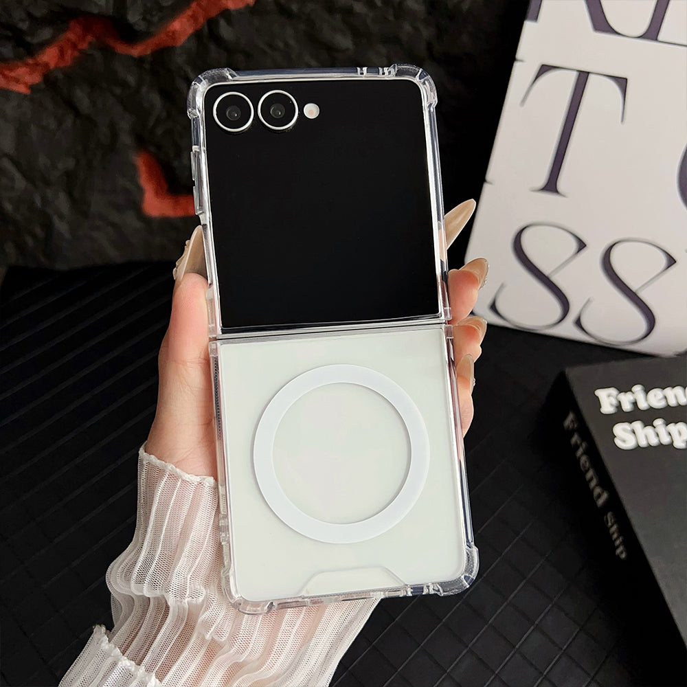 Clear Thin Magsafe Compatible Case for Samsung Galaxy Z Flip 8