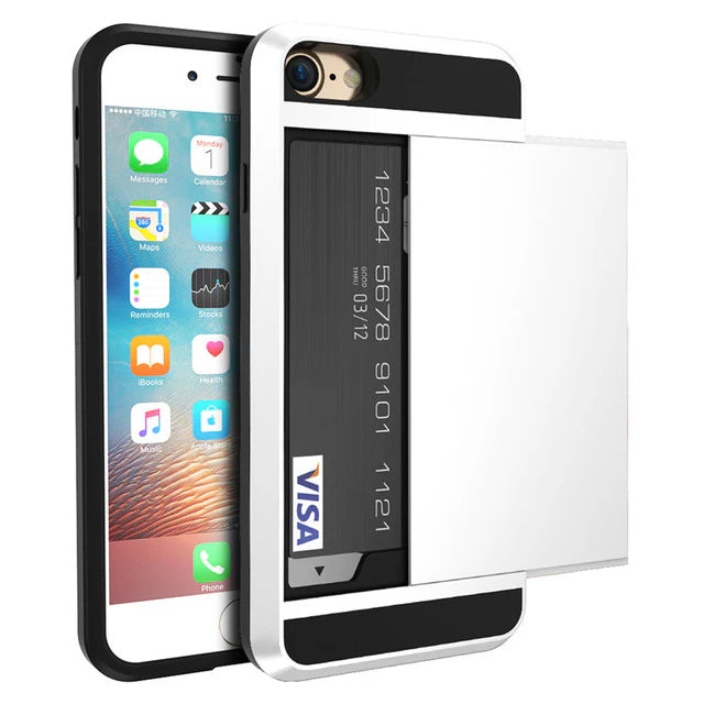 Tough Card Holder Cover for iPhone SE (2020)