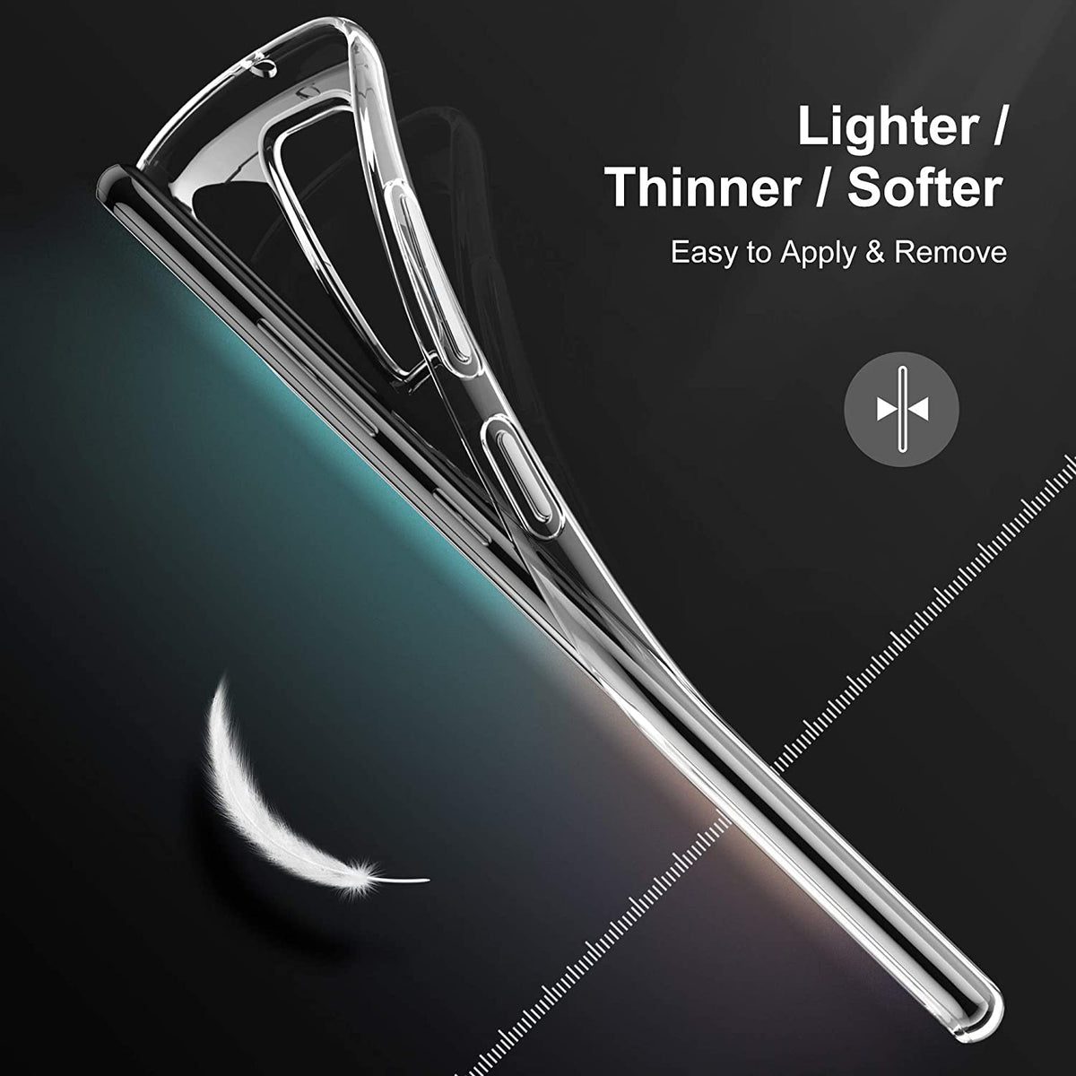 Thin Gel Case for Samsung Galaxy A72 - Clear