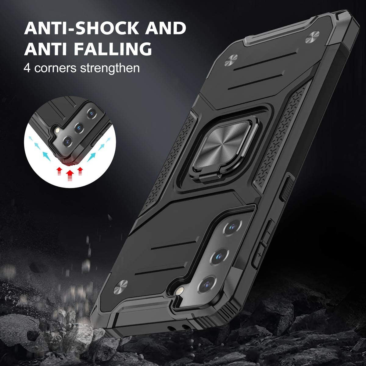 Tough Ring Case for Samsung Galaxy S21 Plus