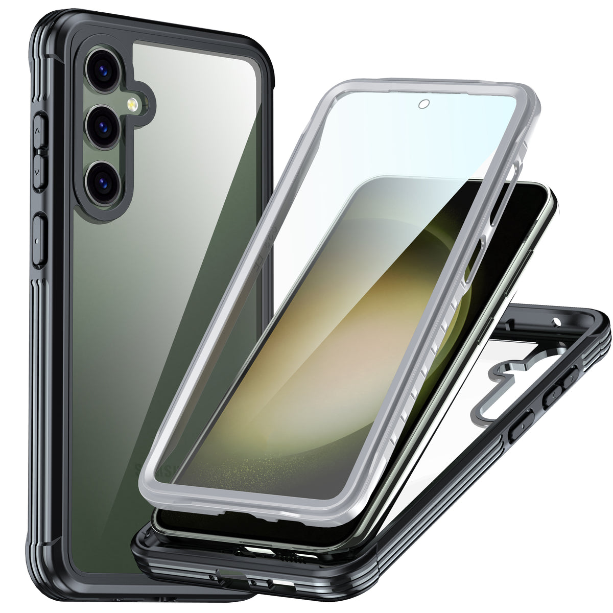 Heavy Duty 360 Protection Case for Samsung Galaxy S23 FE
