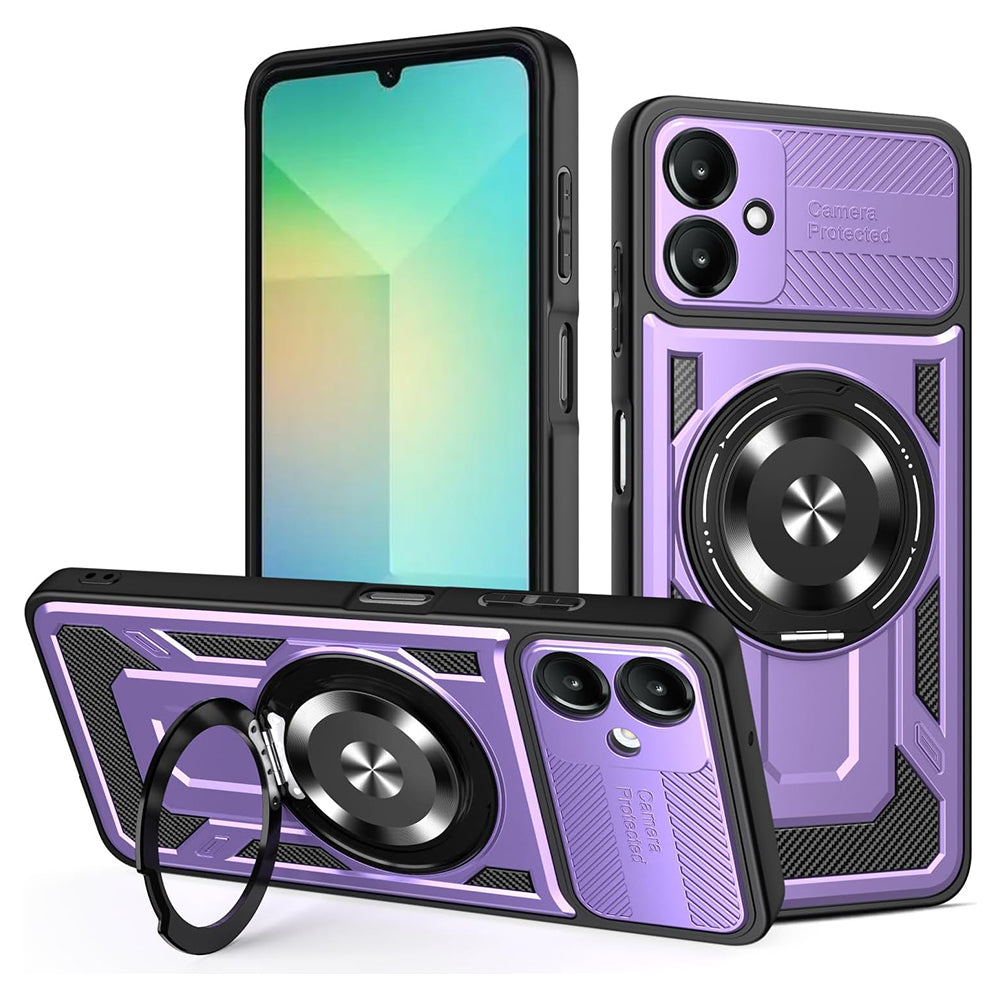 Magsafe Compatible Tough Ring Case for Samsung Galaxy A08
