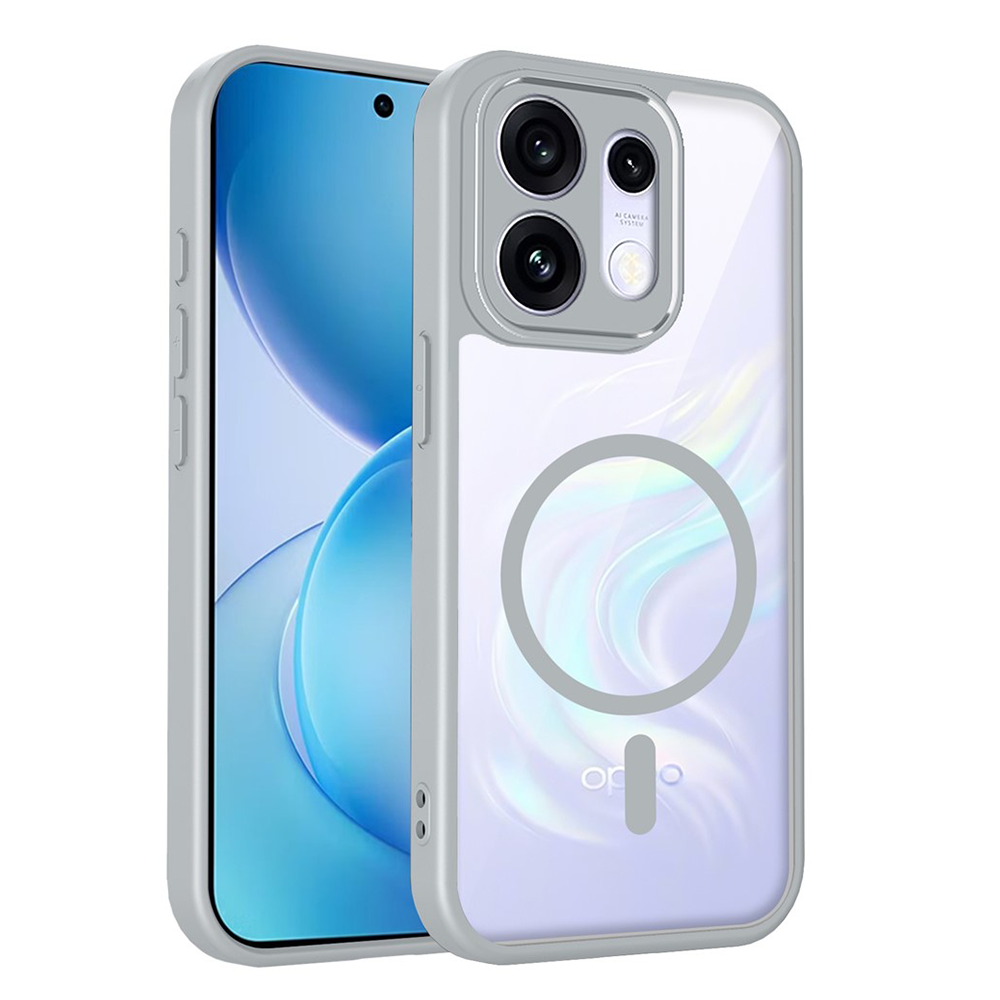 Magsafe Compatible Transparent Clear Case for Oppo Reno 16 Pro 5G