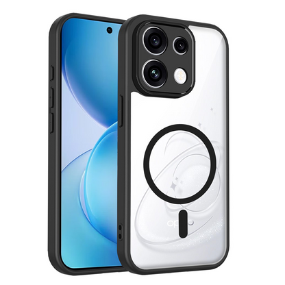 Magsafe Compatible Transparent Clear Case for Oppo Reno 16 F 5G