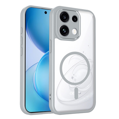 Magsafe Compatible Transparent Clear Case for Oppo Reno 16 F 5G