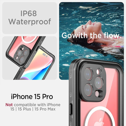 Redpepper Waterproof Magsafe Case for iPhone 15 Pro
