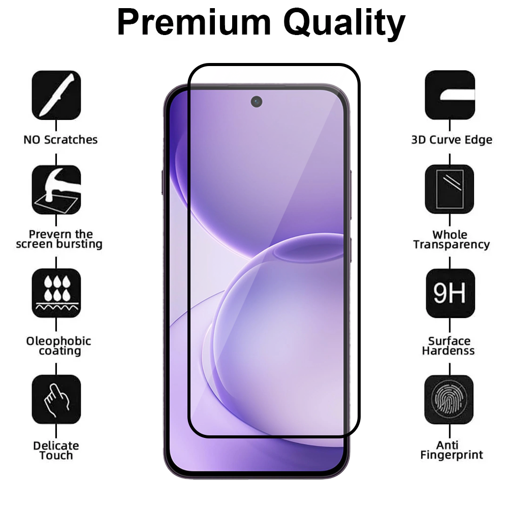Full Cover Glass Screen Protector for Oppo Reno 16 F 5G