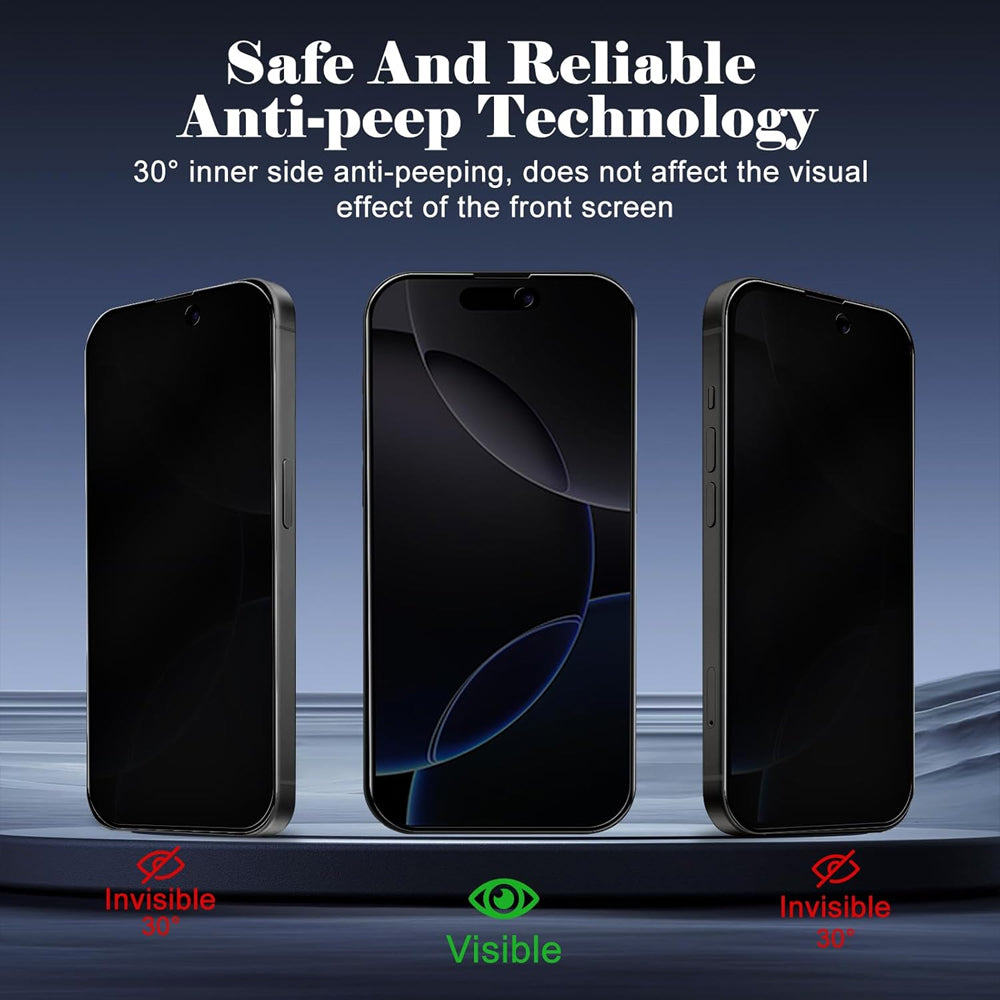 Privacy Glass Screen Protector for iPhone 16e