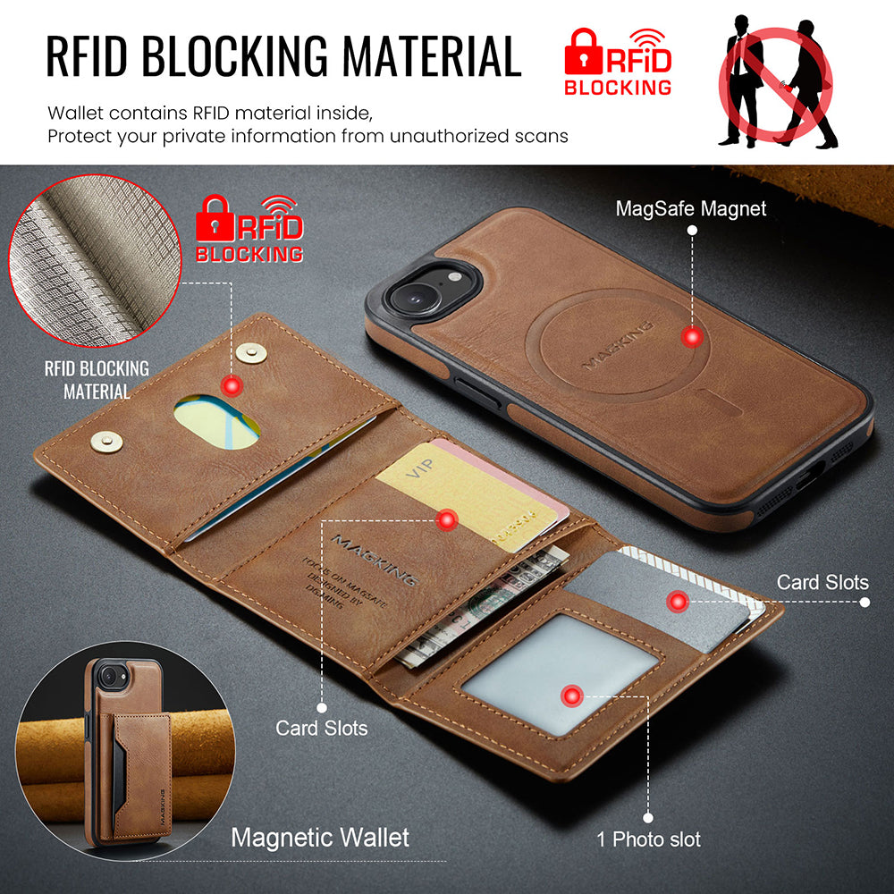 Magsafe compatible Wallet Case for iPhone 17e
