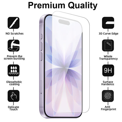 iPhone 17 Glass Screen Protector (4 pack)