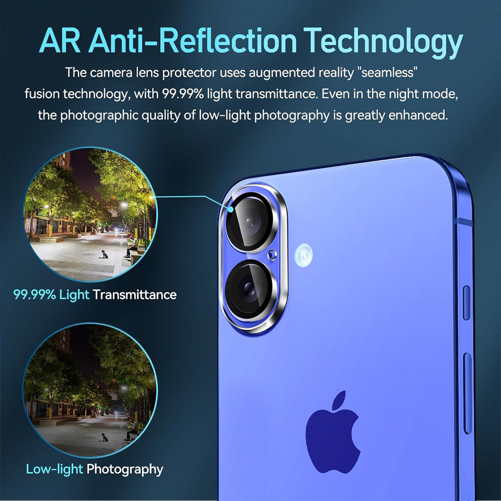 Camera Lens Glass Cover Protector for iPhone 17 (1 pack)