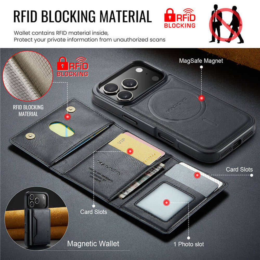 Magsafe Compatible Wallet Case for iPhone 17 Pro Max