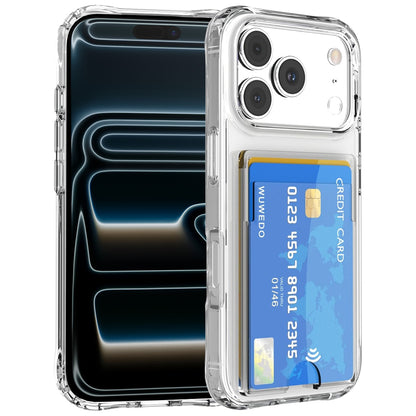 Clear Wallet Card Case for iPhone 18 Pro Max