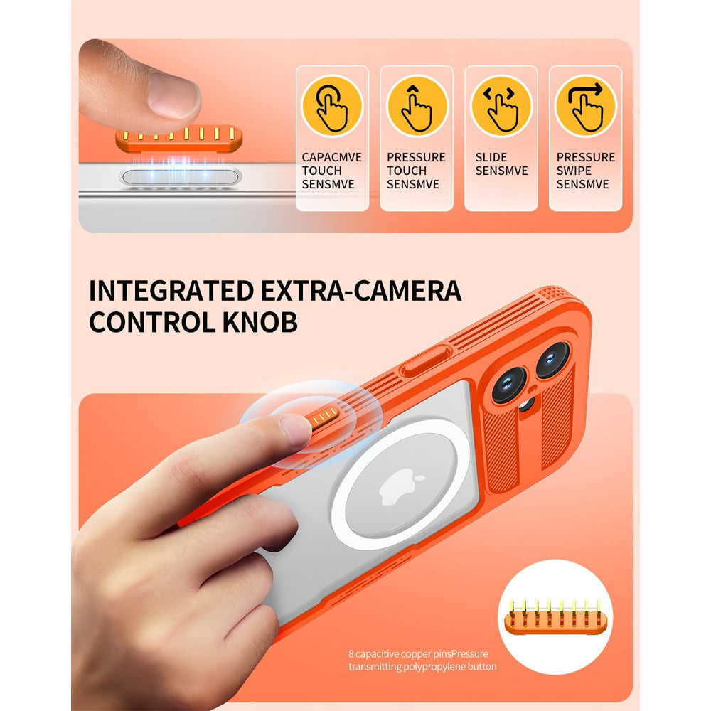 Redpepper Neon Waterproof Magsafe Compatible Case for iPhone 17