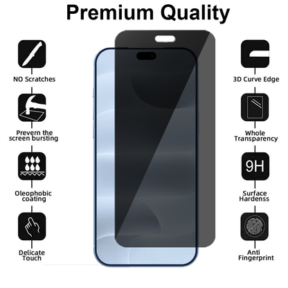 Privacy Glass Screen Protector for iPhone 18 Pro Max