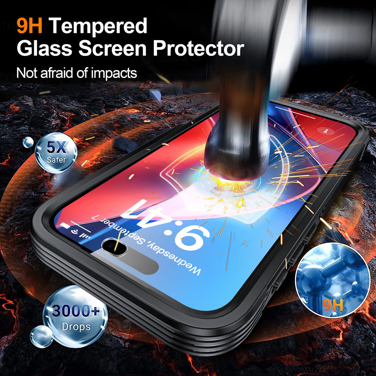 Heavy Duty 360 Magsafe Compatible Case for iPhone 18 Pro Max- SwiftShield