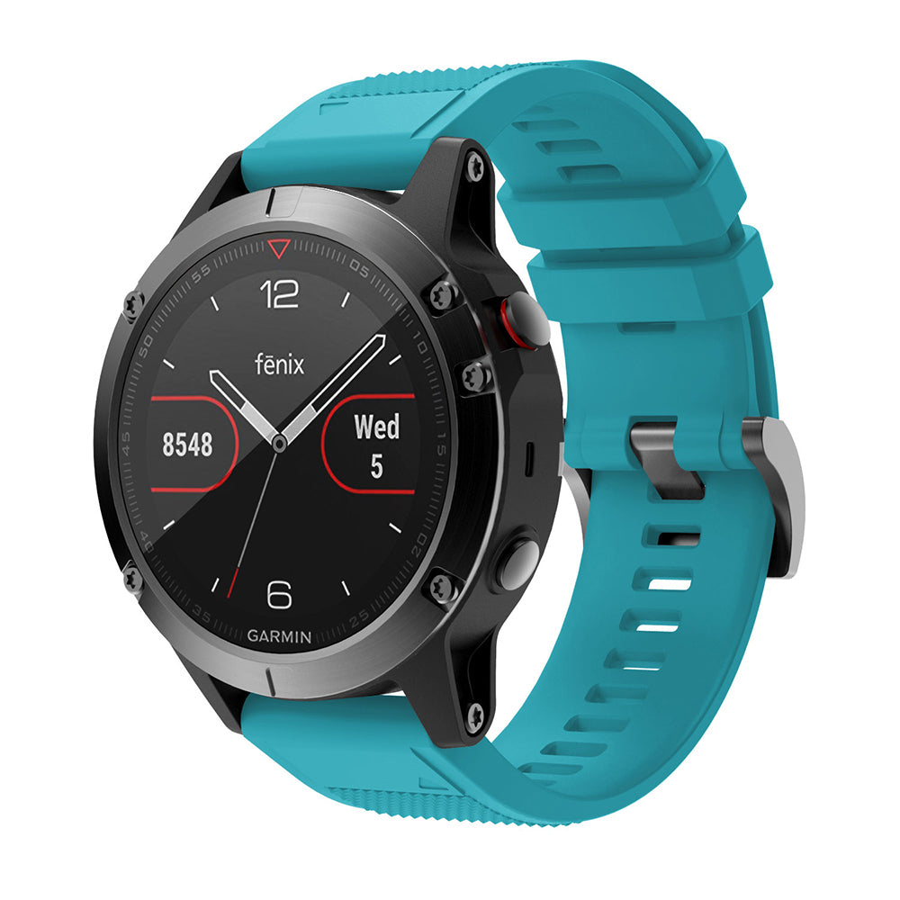 QuickFit 22mm Rubber Strap for Garmin Fenix 7 / 7 Pro (47mm)