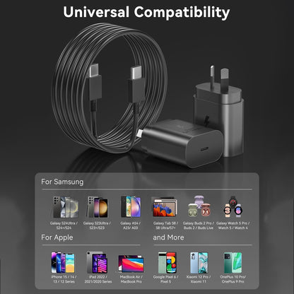 iPhone 16e Compatible Fast Charger 25W