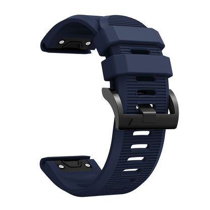 QuickFit Compatible 26mm Rubber Strap for Garmin Fenix 3