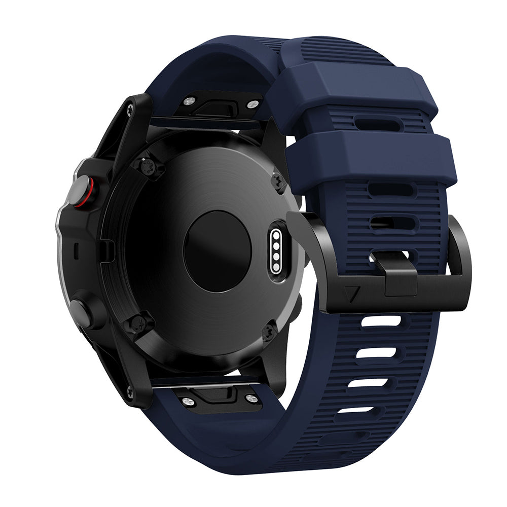 QuickFit Compatible 26mm Rubber Strap for Garmin Fenix 3