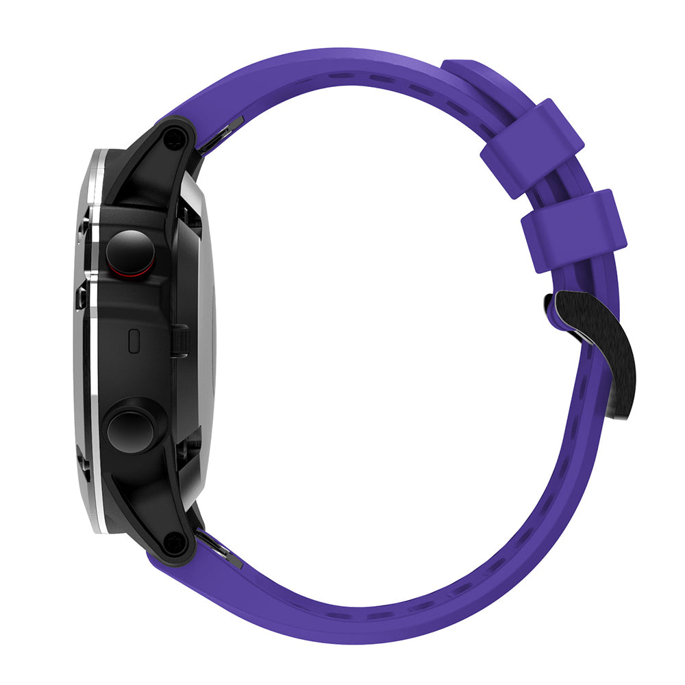 QuickFit Compatible 26mm Rubber Strap for Garmin Fenix 3