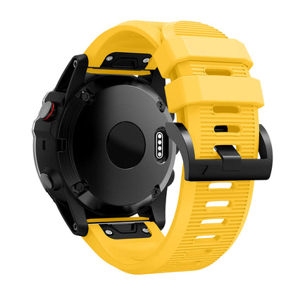 QuickFit Compatible 26mm Rubber Strap for Garmin Fenix 3