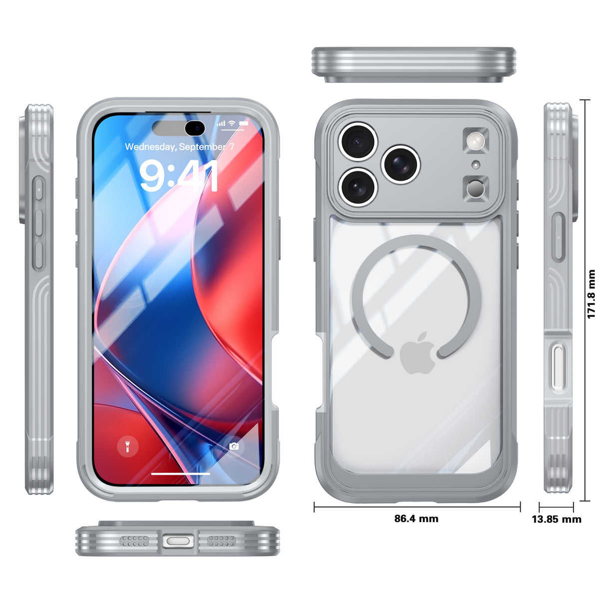 Heavy Duty 360 Magsafe Compatible Case for iPhone 18 Pro Max- SwiftShield