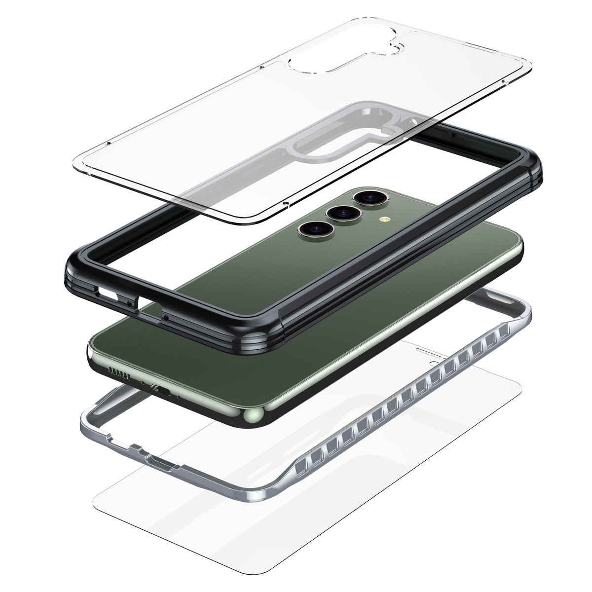 Heavy Duty 360 Protection Case for Samsung Galaxy S23 FE