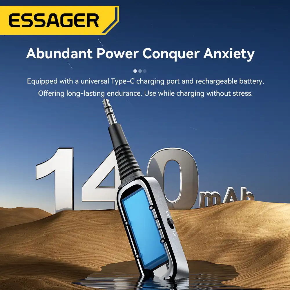 Bluetooth Airplane Headphone Transmitter - Essager