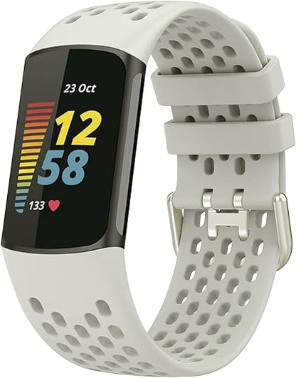 Sports Rubber Sports Strap for Fitbit Charge 6
