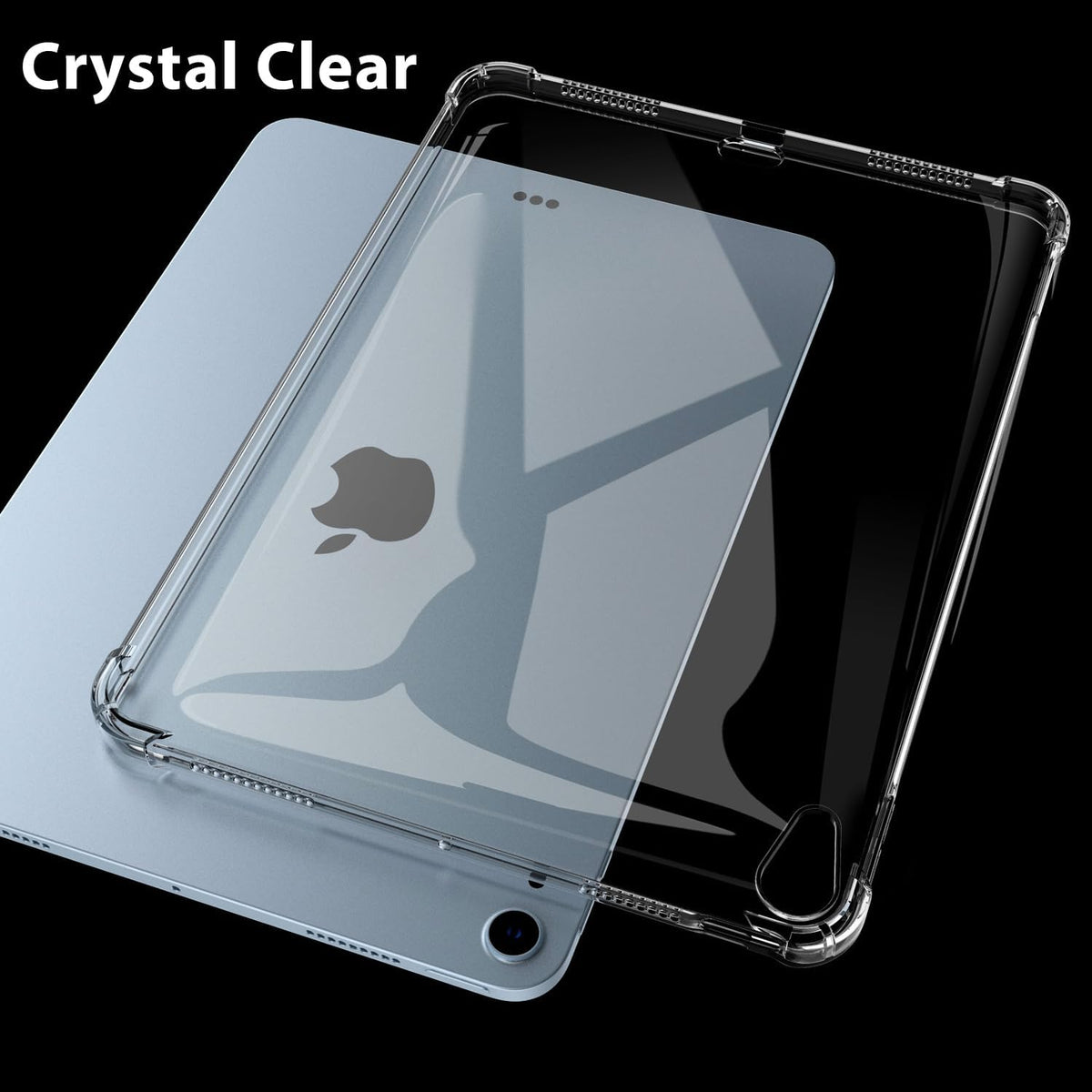 Clear Bumper Case for iPad Air 13" M4 (2026)