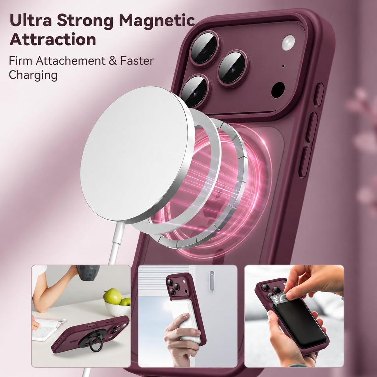 Matte Magsafe Compatible Case for iPhone 18 Pro Max