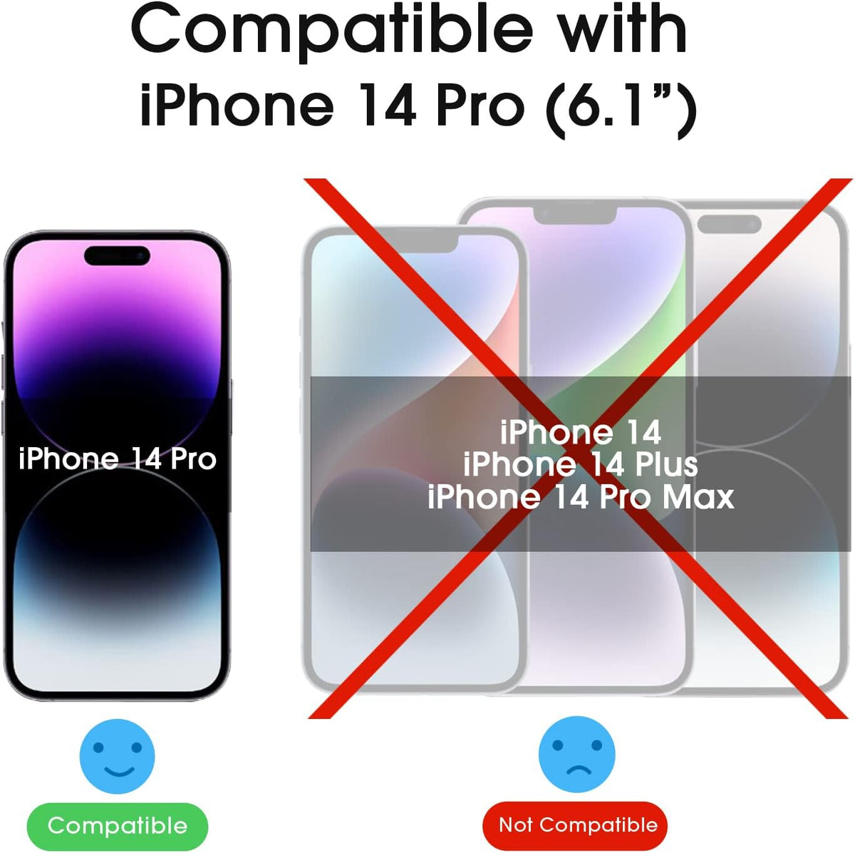 iPhone 14 Pro Tempered Glass Screen Protector [2-Pack] with Easy Alignment Frame – Clear, Premium by SwiftShield
