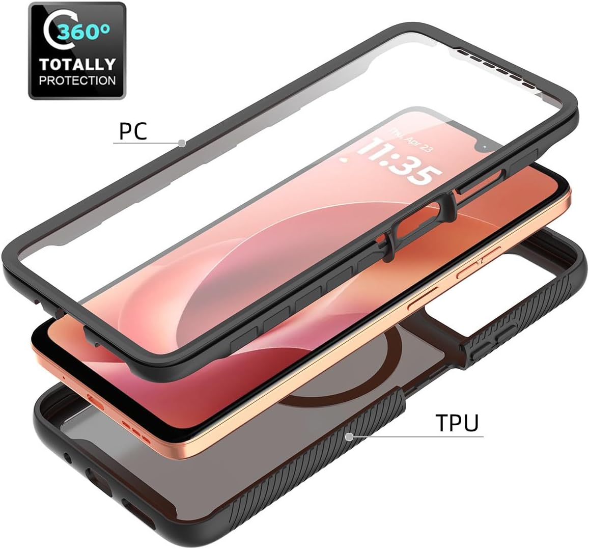 360 Magsafe Compatible Protection Case for Motorola Moto G06