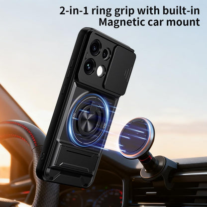 Magsafe Compatible Tough Ring Stand  Case for Oppo Reno 16 F