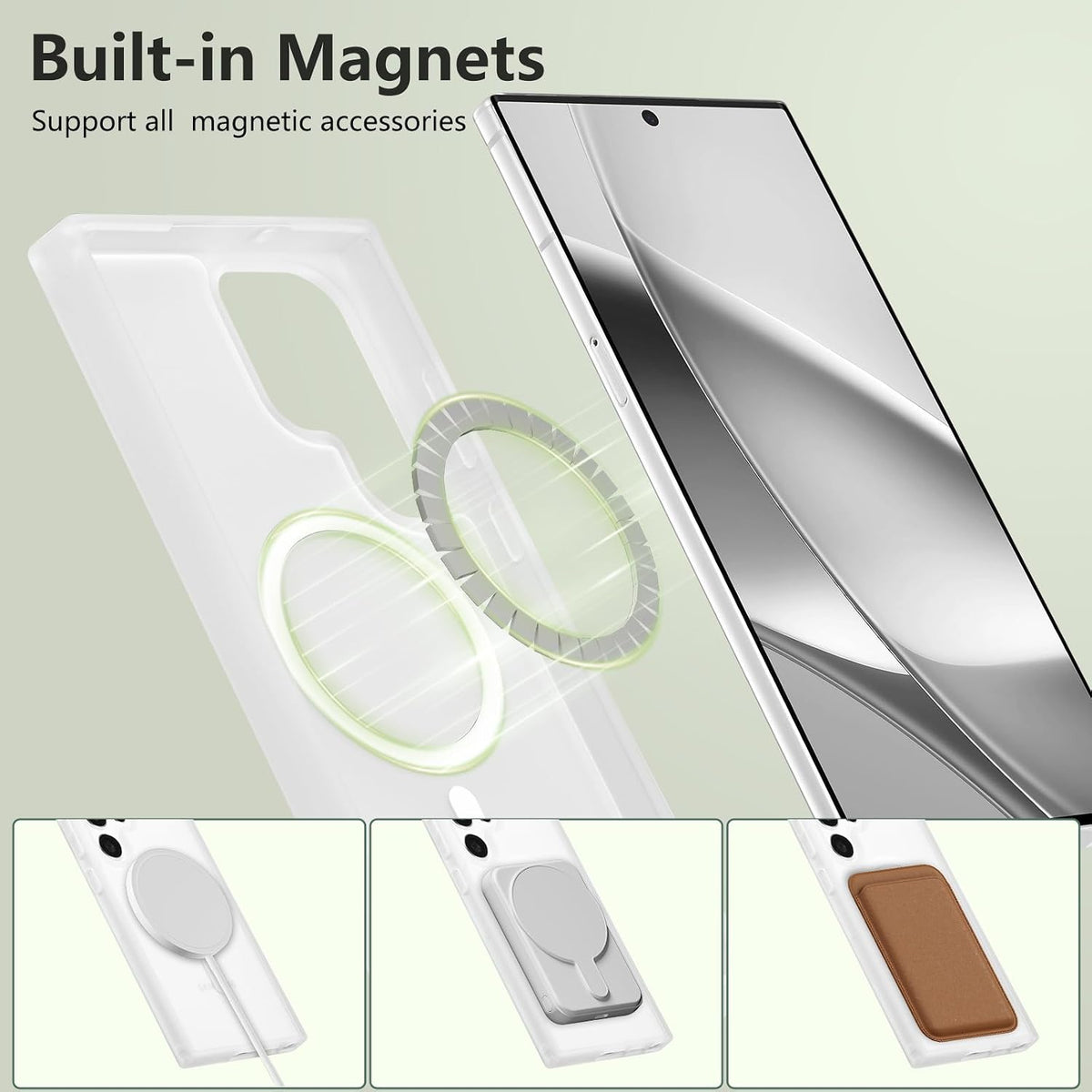 Matte Magsafe Compatible Case for Samsung Galaxy S23 Ultra